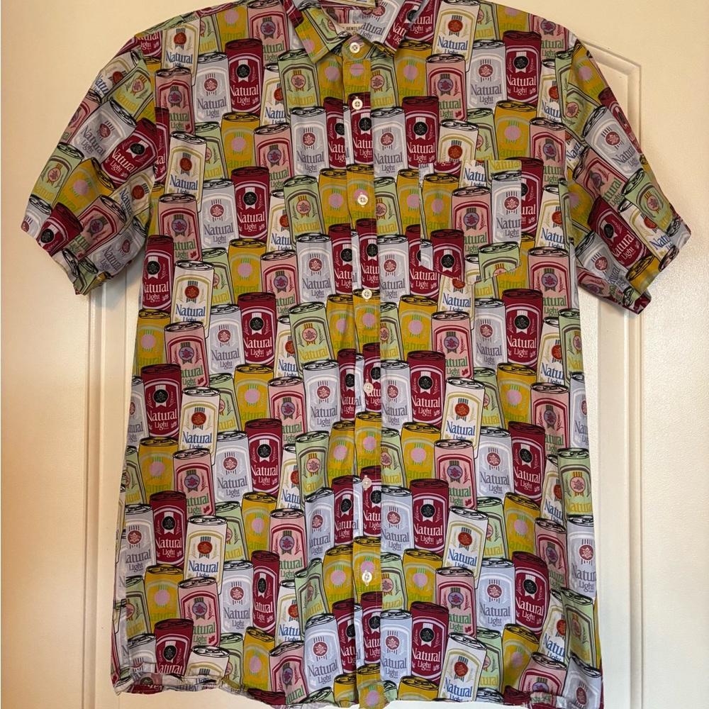 Rowdy‎ Gentleman Natural Light Hawaiian shirt size medium